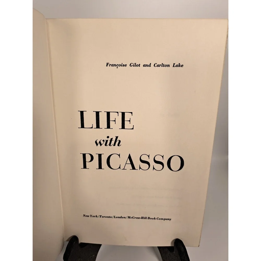 Life with Picasso Francoise Gilot Carlton Lake 1964 Hardcover McGraw-Hill Art